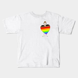 Gay Pride Heart Kids T-Shirt